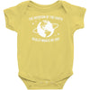 the rotation of earth really makes my day Baby Onesie