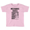 mechanic labour rates Toddler T-shirt