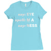 say eye Ladies Fitted T-Shirt