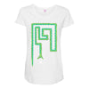 snake Maternity Scoop Neck T-shirt