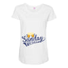 Sunday Funday Maternity Scoop Neck T-shirt