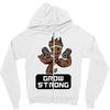 groot grow strong galaxy gym fitness mashup Zipper Hoodie