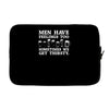 men have feelings ... thirsty Laptop sleeve