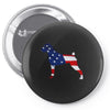 patriotic boxer Pin-back button