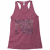 ascii night Racerback Tank