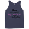 Dear Parents Tag You're It Love Teachers Women's Tank Top