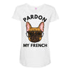 pardon my french Maternity Scoop Neck T-shirt