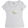 Creation of Adam Pizza, Women's Triblend Scoop T-shirt