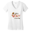 i put a turkey in that oven   copy Women's V-Neck T-Shirt