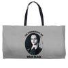 on wednesdays we wear black Weekender Totes