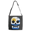 uruguay till i die Adjustable Strap Totes