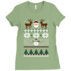 ugly christmas sweater Ladies Fitted T-Shirt