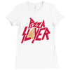pizza slayer Ladies Fitted T-Shirt