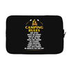 Camping Rules Laptop sleeve