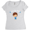 class o f 2019 .cool boy. Women's Triblend Scoop T-shirt