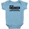 engineer funny t shirt engineers are never wrong t shirt shirt funny t Baby Onesie