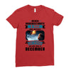 Never Underestimate A Man Who Watches Lost in Space And Was Born in De Ladies Fitted T-Shirt