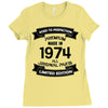 Premium Vintage 1974 Ladies Fitted T-Shirt