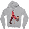 pin up girl Zipper Hoodie