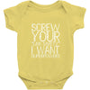 screw your lab safety i want superpowers Baby Onesie