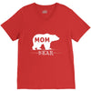 mommy bear V-Neck Tee