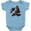 polygon bats Baby Onesie