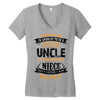 Super Cool Uncle Of A Freaking Awesome Niece Women's V-Neck T-Shirt