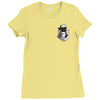 pocket dark link Ladies Fitted T-Shirt