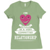 I Am Actually In A Very Commited Relationship Ladies Fitted T-Shirt