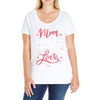 Mom Great Job I'm Awesome Love Happy Mother's Day Ladies Curvy T-Shirt