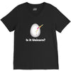 is it Unicorn V-Neck Tee