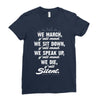 blk power Ladies Fitted T-Shirt