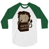 how to be vegetarian 3/4 Sleeve Shirt