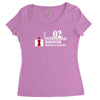 case ih farm center line Women's Triblend Scoop T-shirt
