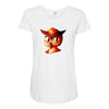 brid funny logo Maternity Scoop Neck T-shirt
