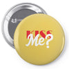 YOU WANT KISS ME Pin-back button