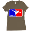 chunli nba style Ladies Fitted T-Shirt