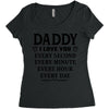 I Love You Daddy Women's Triblend Scoop T-shirt