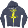 tees for the tesla museum! Zipper Hoodie