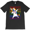 Lgbt Dabbing Unicorn T-Shirt