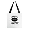 first round   draft pick Tote Bags