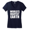 earth day shirts Women's V-Neck T-Shirt