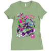 invader flakes Ladies Fitted T-Shirt