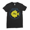 gold fish Ladies Fitted T-Shirt