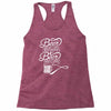 beer doesn't ask silly questions Racerback Tank