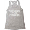 witness the fitness Racerback Tank