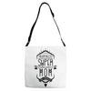 nevertheless she persisted super mom Adjustable Strap Totes