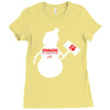snowman   jake paul   red Ladies Fitted T-Shirt