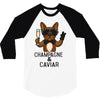 champagne and caviar 3/4 Sleeve Shirt