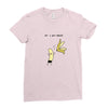 let's get naked Ladies Fitted T-Shirt